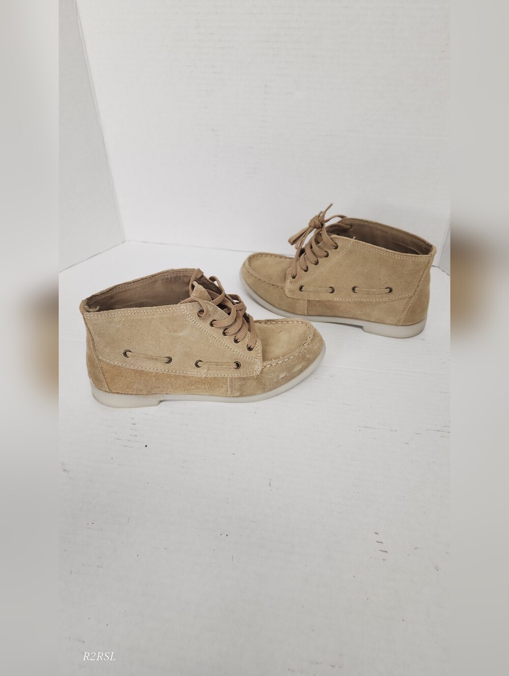 Bakers Tan Suede Chukka Moc-Toe Boots Women's 6 Gorpcore Preppy